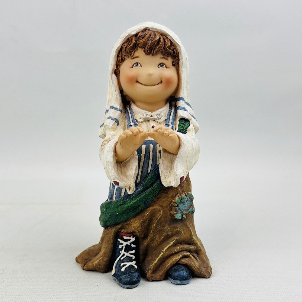 Button Jar Kids Christmas Pageant Figure Joseph Nativity Sandy‎ Tuzinski 2003